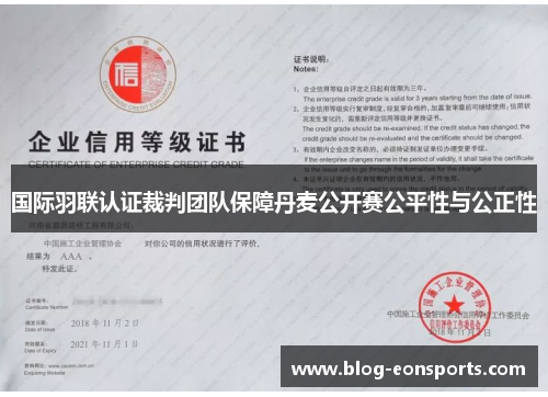国际羽联认证裁判团队保障丹麦公开赛公平性与公正性